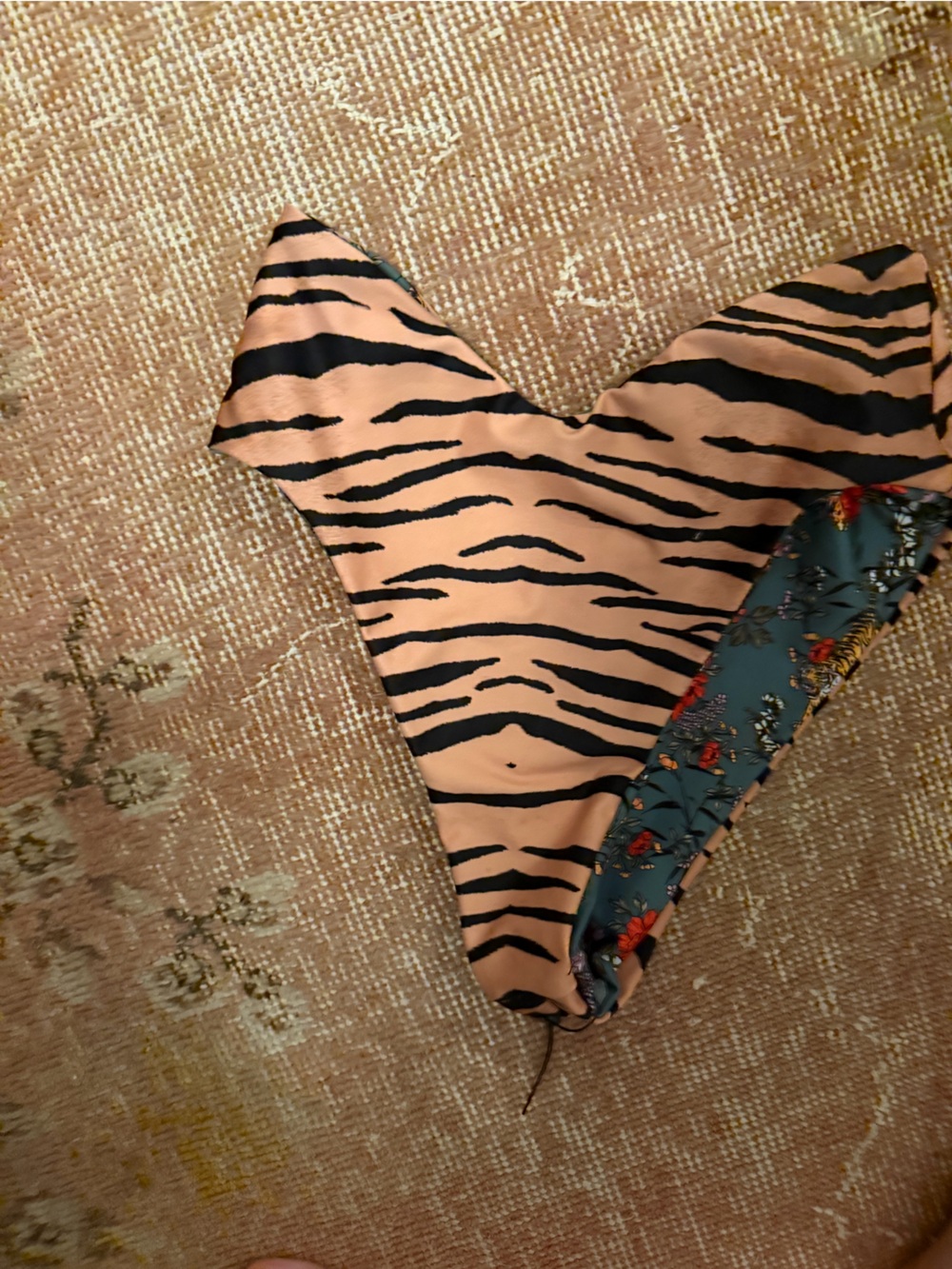 SKATIE reversible tiger print bikini bottom